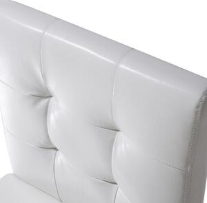 Krémově bílá kožená jídelní židle MADISON