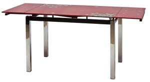 Jídelní stůl Alamak (červená) (pro 4 až 6 osob). Vlastní profesionální přeprava až k Vám domů 760185