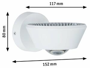 PAULMANN LED nástěnné svítidlo Sabik IP44 13W bílá mat stmívatelné 709.46 P 70946