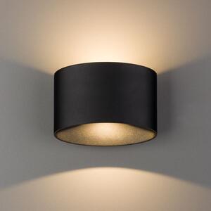 NOWODVORSKI LED nástěnné venkovní osvětlení ELLIPSES, 2x5W, teplá bílá, černé 8182