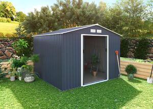 Zahradní domek ARES D 7,06 m² antracit + podlahová konstrukce ARES D IWH-10230004 + IWH-10240004