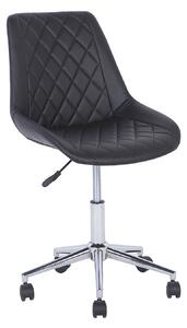 Kancelářská židle z eko kůže černá MARIBEL