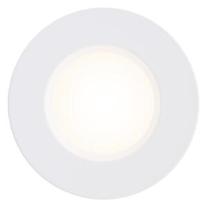 NORDLUX Koupelnové vestavné LED svítidlo MAHI, 8,5W, teplá bílá, 8,5cm, bílé 2015430101