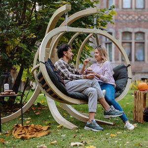 Patio Závěsné křeslo Swing Pod Grafit XL se stojanem CZILLO 409614