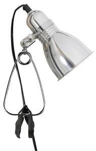NORDLUX Industriální lampička s klipem PHOTO, 1xE27, 40W, stříbrná 59372029