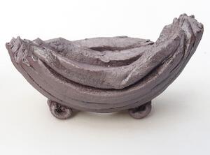 E-bonsai Keramická Skořápka 11 x 8,5 x 6 cm kovová