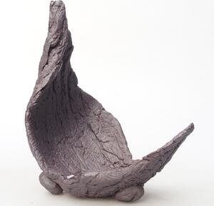 E-bonsai Keramická Skořápka 9,5 x 8 x 11,5 cm kovová