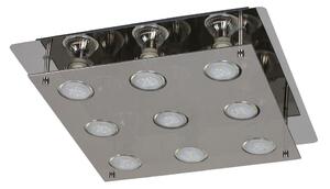 RABALUX Stropní LED osvětlení NAOMI, 9xGU10, 15W, teplá bílá, 38x38cm, hranaté 002643