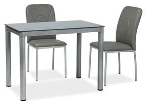 Levný jídelní stůl Sego160, šedý, 100x60cm