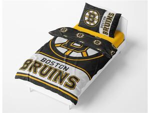 Mikroplyšové povlečení NHL Boston Bruins 140x200/70x90 cm