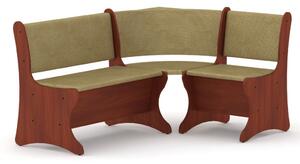 Rohová lavice ITALIA (Barva dřeva: kalvados, Materiál potahu: tkanina - toronto brown)