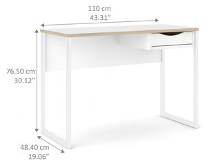 Psací stůl Function Plus 70513 bílý - TVI