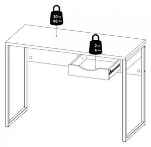 Psací stůl Function Plus 70513 černý - TVI
