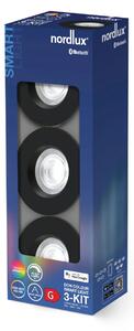 Nordlux Stmívatelná bodovka Don Smart Color IP65 - 3kit Barva: Černá