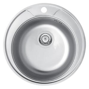 Deante ZHC_0813 - Kuchyňský dřez TWIST pr. 49 cm satin