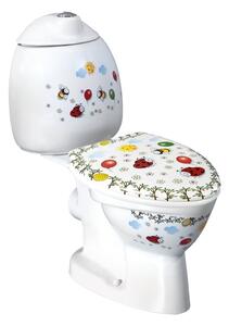 CREAVIT CREAVIT, KID dětské WC kombi vč.nádržky, zadní odpad, barevný potisk, CK311.400.0F