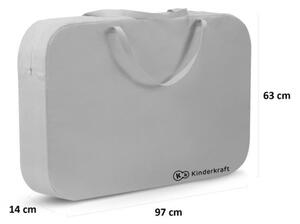 KINDERKRAFT - Cestovní postýlka 4v1 SOFI šedá