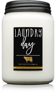 Milkhouse Candle Co. Farmhouse Laundry Day vonná svíčka Mason Jar 737 g