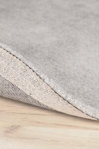 Kulatý koberec Ulla, světle šedý, ⌀200