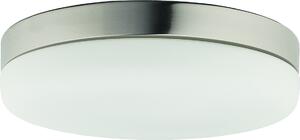 NOWODVORSKI Přisazené stropní osvětlení s čidlem KASAI, 1xE27, 40W, 32cm, kulaté, stříbrné 8828