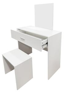 Aga Toaletní stolek s taburetem MRDT13-MW Bílý