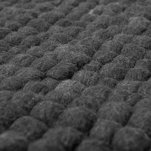 Tmavošedý koberec z filcových kuliček 160 x 230 cm AMDO