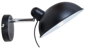 CLX Nástěnná flexibilní lampa DELFINO, černá 21-53589