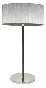 CLX Moderní stolní lampička GRECO, stříbrná 41-27897
