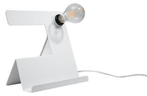SOLLUX LIGHTING Stolní designová lampa INCLINE, 1xE27, 60W, bílá SL.0668