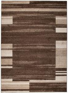 Chemex Moderní koberec Ostrava - pruhy 1 - hnědý Rozměr koberce: 160x220 cm