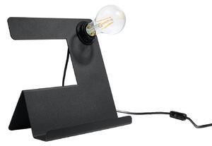 SOLLUX LIGHTING Stolní designová lampa INCLINE, 1xE27, 60W, černá SL.0669