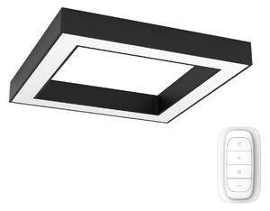 IMMAX NEO Inteligentní LED stropní osvětlení CANTO, 60W, teplá bílá-studená bílá, 80x80cm, hranaté, černé, vče 07074L
