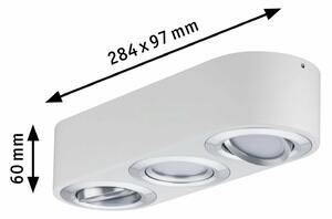 Paulmann LED stropní svítidlo Argun 3-ramenné 14,4W bílá mat/hliník kartáčovaný 797.10 P 79710