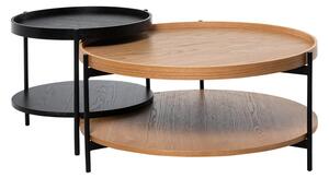 Konferenční stolek lanyd Ø 80 cm přírodní