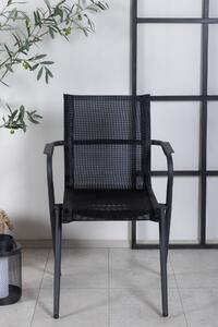 Jídelní židle Alina, 2ks, černá
