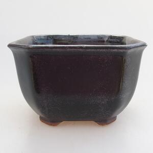E-bonsai Keramická bonsai miska 10 x 10 x 6 cm zelená