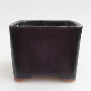 E-bonsai Keramická bonsai miska 10 x 10 x 8 cm zelená