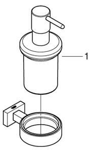 GROHE 40756001 - Dávkovač tekutého mýdla ESSENTIALS CUBE 160 ml lesklý chrom
