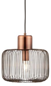 Endon 68986 - Lustr na lanku NICOLA 1xE27/40W/230V měděná