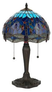 Endon 64090 - Stolní lampa Tiffany DRAGONFLY 2xE27/60W/230V pr. 30 cm