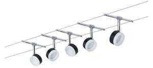 Paulmann 94457 - SADA 5xLED/4W Kompletní lankový systém CLEAR 230V