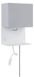 Paulmann 78913 - LED/2,5W + 1xE27/40W Nástěnné svítidlo s USB MERANI 230V