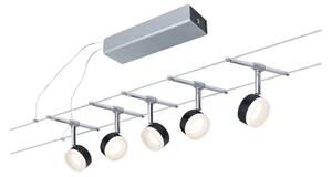 Paulmann 94457 - SADA 5xLED/4W Kompletní lankový systém CLEAR 230V