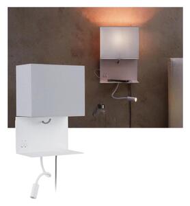 Paulmann 78913 - LED/2,5W + 1xE27/40W Nástěnné svítidlo s USB MERANI 230V