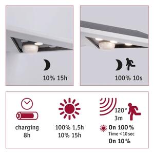 Paulmann 94244 - LED/1,2W IP44 Solární nástěnné svítidlo YOKO 3,7V 1800 mAh