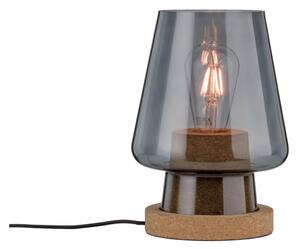 Paulmann 79736 - 1xE27/20W Stolní lampa IBEN 230V kouřová