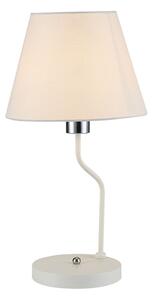 CLX Stolní moderní lampa VLADIMIRO, 1xE14, 60W, bílá 50501101