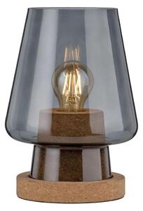 Paulmann 79736 - 1xE27/20W Stolní lampa IBEN 230V kouřová