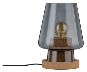 Paulmann 79736 - 1xE27/20W Stolní lampa IBEN 230V kouřová