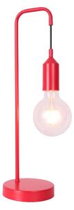 CLX Stolní lampa ve skandinávském stylu MARSALA, 1xE27, 40W, červená 50501195